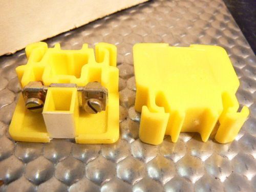 30 New Allen Bradley 1492-CD Terminal Blocks, Yellow