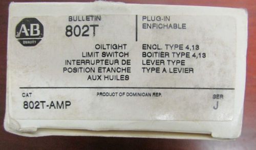 ALLEN BRADLEY 802T-AMP Plug In Oil Tight Limit Switch 802T AMP