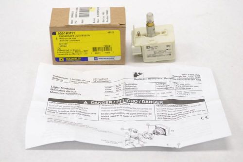 NEW SQUARE D 9001KM11 FINGERSAFE MODULE PILOT LIGHT H 120V-AC B280067