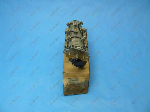 SANTON SR1320AY56 ROTARY SWITCH 4 POSITION 16 AMP 250 V MAX NOS/NIB