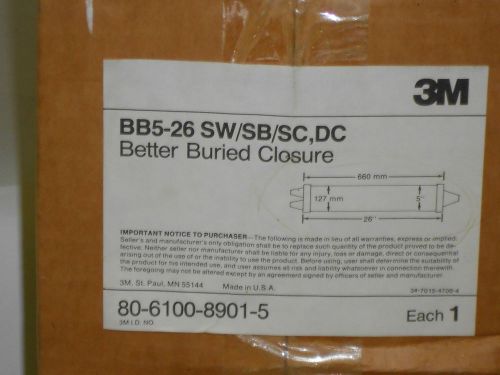 3M BB5-26 SW/SB/SC,DC Better Buried Closure NEW