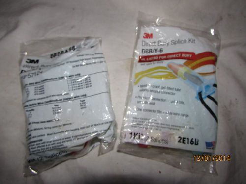 Lot of 2 3M Direct Bury Splice kits DBR/Y-6 and DBR/Y