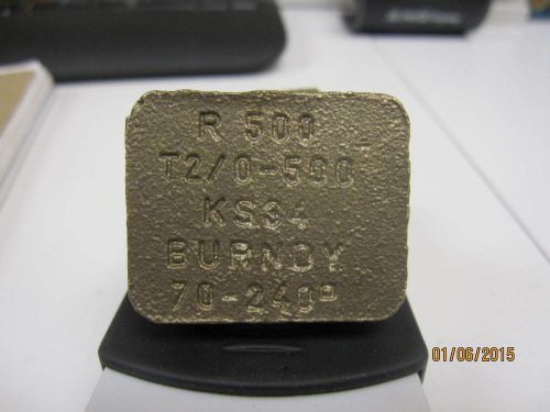 Burndy split bolts-ks 34-run 500 mcm or 2/0 to 500 mcm for sale