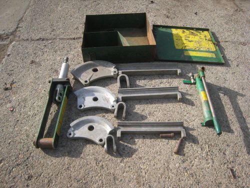 Greenlee model 882 1-1/4&#034; to 2&#034; emt hydraulic flip top conduit bender for sale