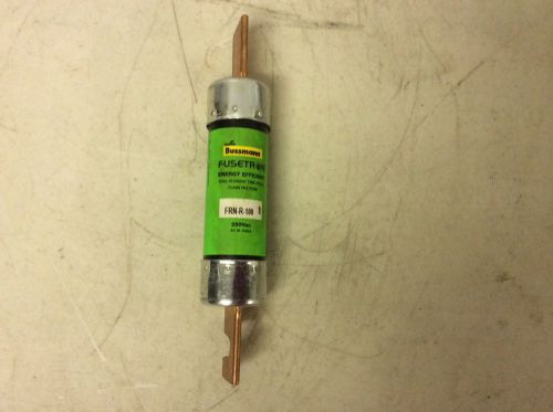 Fusetron FRN-R-100 100 Amp 250 V Dual Element Time Delay Fuse Class RK5 FRNR100