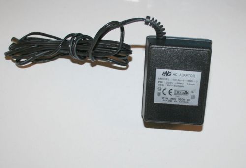 genuine ENG T41A-9-800-3 AC ADAPTER  9V  800mA