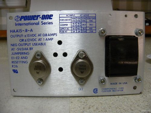 Power One power supply +/- 12V @ 1Amp