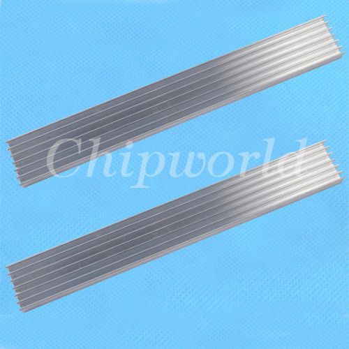 2PCS Heat Sink Silver-White 150x20x6mm LED Heat Sink Aluminum 150*20*6MM