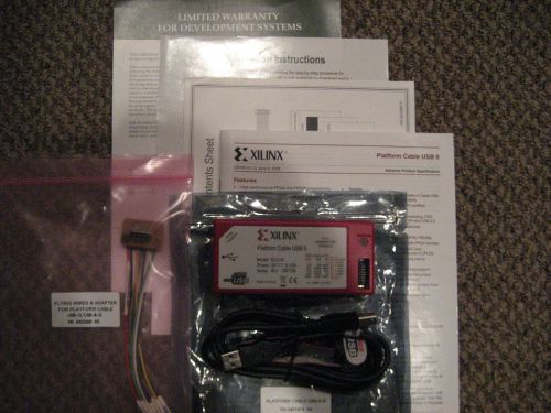 Xilinx Programming Platform Cable USB II DLC10 HW-USB-II-G  2 Pod - NEW from kit