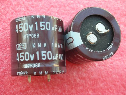 20PCS,NIPPON 450V 150UF Electrolytic Capacitor 30X30mm