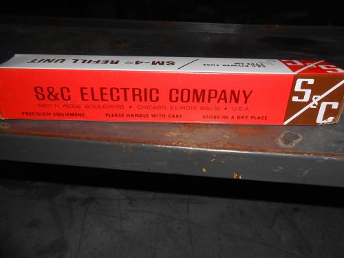 S &amp; C ELECTRIC SM-4 REFILL UNIT #12200R4 13 E AMPS 14.4 KV