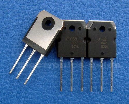 1x 2SJ162 &amp; 1x 2SK1058 Original RENESAS MOSFET J162 K1058. SKU83151A