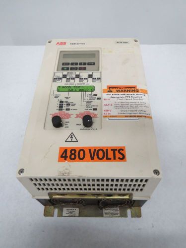 ABB ACH501-015-4-00P2 VARIABLE TORQUE 15HP 50-500HZ 18.9A 21A AC DRIVE B310988