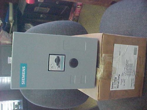 SIEMENS MANUAL STARTER 11TD3B NEMA 1 ENCLOSURE