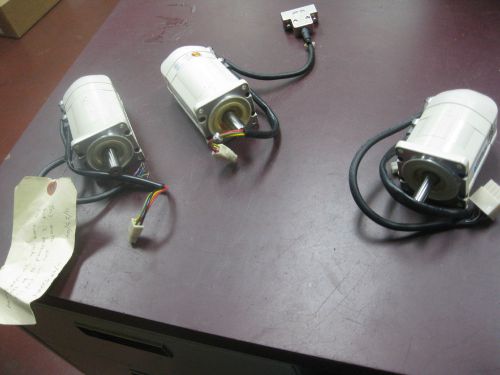 Lot (3) PANASONIC AC Servo Motor (1) MSM021A7A New and  (2) MSM042AJA New &amp; Used