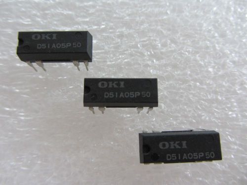 OKI Japan reed relay D51A05P50 Fanuc NOS SPST-NO coil 5V DC 500ohm 1A  150 mohM