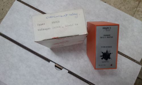 BROYCE CONTROL B10CS 240VAC 48-563Hz OVERCURRENT RELAY *NEW IN ORIGINAL BOX*