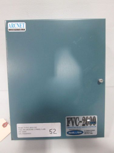 TEK-AIR T-FVC-2610-162 FVC-2000 FUME HOOD VELOCITY MONITOR CONTROLLER D299371