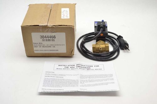 NEW M&amp;M 740R R5110 0.13A AMP 15VA 110/120V-AC 1/2 IN NPT SOLENOID VALVE B402348