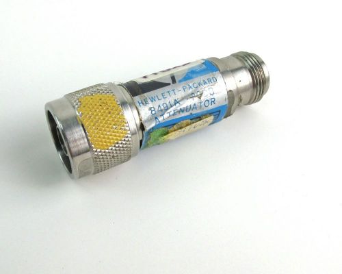 Hewlett Packard 8491A Attenuator Type N Connectors 20dB 12.4 GHz