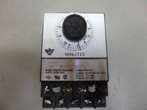 EAGLE SIGNAL CONTROLS BR18A6 SERIES 0-10 MIN ELECTRIC RESET TIMER BR18A6 FR/SHIP