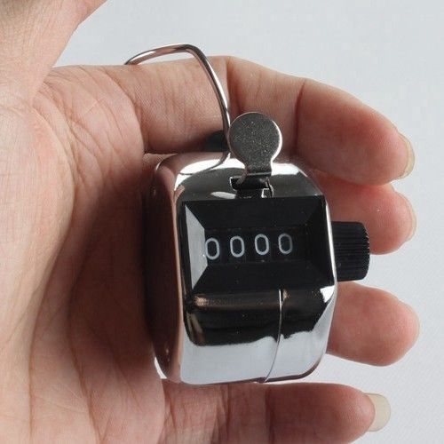 4 Digit Number Clicker Golf Tasbih Tasbeeh Manual Hand Tally Palm Click Counter