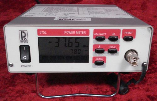 Rifocs 575l fiber optic optical power meter, +3dbm to -80dbm for sale