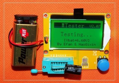 NEW Versio Transistor Tester Diode Triode Capacitance LED ESR Meter MOS PNP/NPN