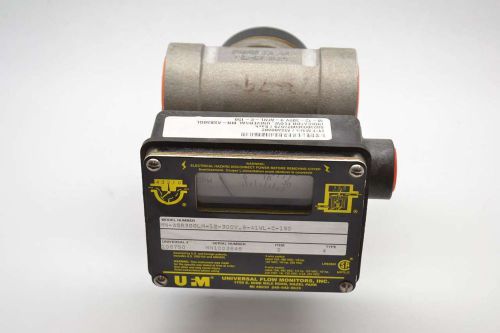 UFM MN-ASB30GLM-12-300V.9-A1WL-C-15D 30-110 LPM 6-30GPM WATER FLOW METER B409870