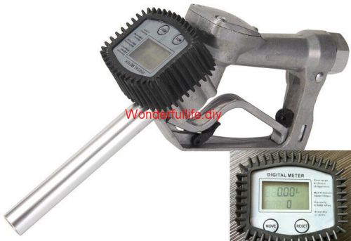 Mechanical Gas Fuel Gasoline Diesel Petrol Oil Delivery Gun Nozzle Flow Meter