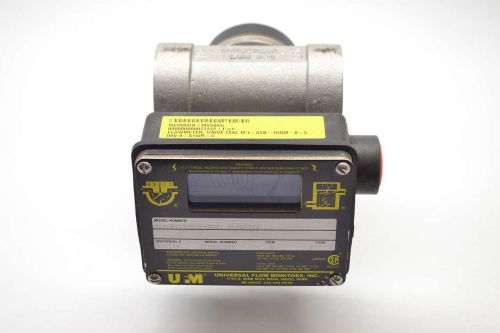 UFM MN-ASB15GM-8-300V.9-A1WR-C 15A AMP 480V-AC 3/4 IN 0-15GPM FLOW METER B398232