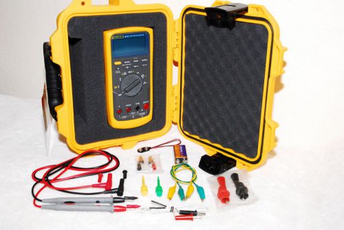 Fluke 87v,fluke 87-5,dmm,voltage meter,multimeter,accessories,test leads. for sale