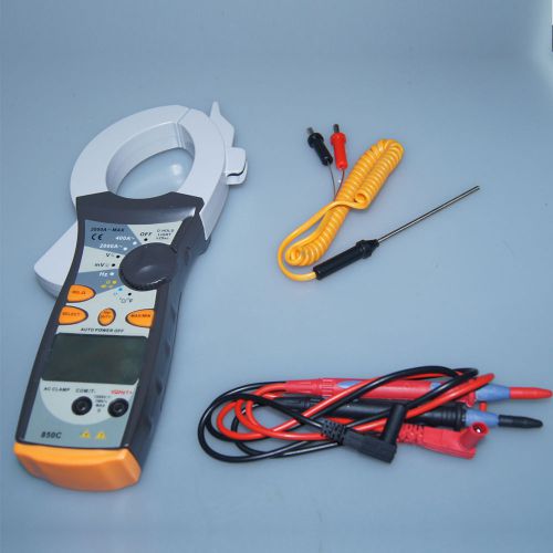 Digital dual display ac / dc clamp multimeter tester for sale