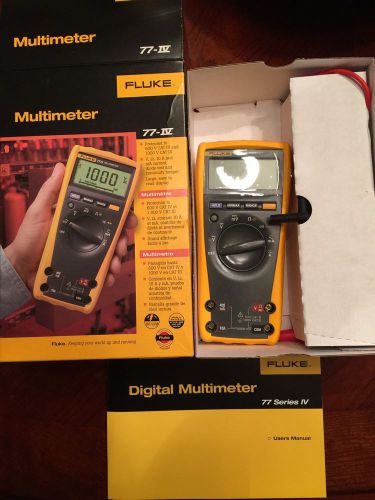 Fluke 77-IV Multimeter &#034;NEW&#034;