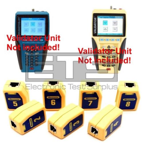 Test-Um JDSU Validator NT900 NT905 TP608 Network Remote Identifiers Set 2-8