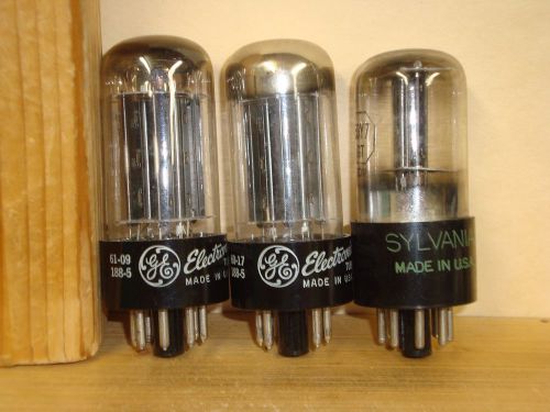 FIVE NOS/NIB 50Y7GT FULL WAVE RECTIFIERS-NICE OLD NOS TUBES