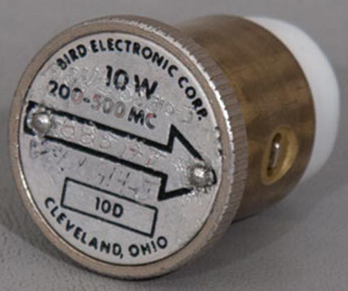 Bird 10D 10W 200-500 MHz Wattmeter Slug/Element for 43+