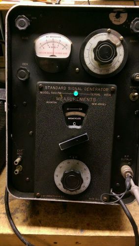 Measurements corp 560FM signal generator