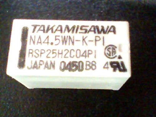 Relays, dpdt, 4.5 v (nominal) coil voltage ,lot of 1pc. for sale