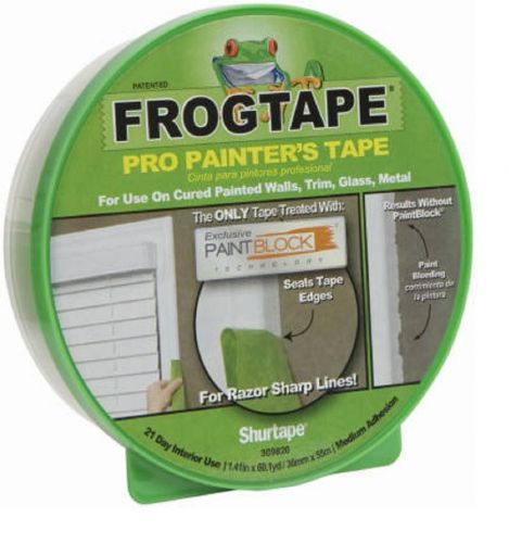 Shurtech 1.41&#034; x 60 Yards, Frogtape Pro Painter&#039;s Tape 1358465