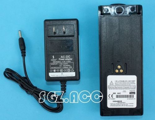 5500mah li-ion ntn7144 battery + charger for motorola ht1000 mt2000 mts2000 for sale