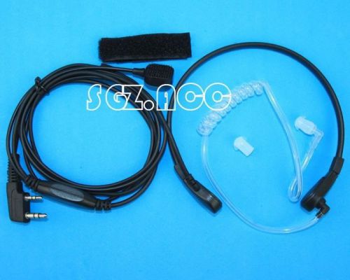 Earpiece headset ptt throat mic for baofeng radio bf-999s uv-5r uv-3r+ plus for sale