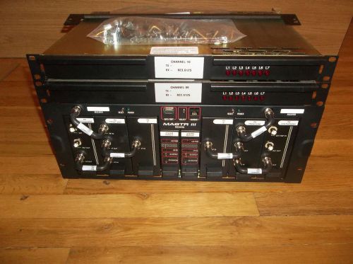 NEW  M/A-COM  MASTR 111 Receivers &amp; Components 800 MHz   Rack Mount  Lot  #1