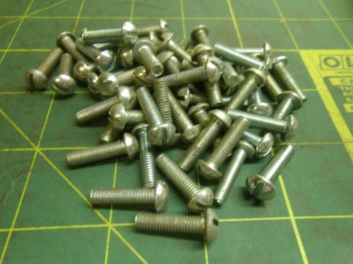 ROUND HEAD MACHINE SCREWS 10-32 X 3/4 LOT OF 52 #51130