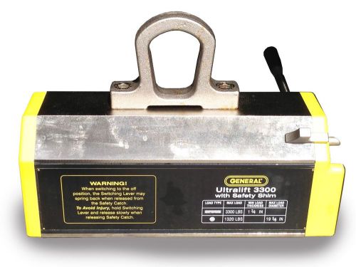 General Tools Ultralift Heavy Industrial Magnet 3300lb Capacity G3300.0002 NEW