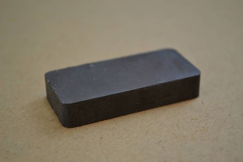 Lot of 20 Ferrite Magnets 1 7/8&#034; x 7/8&#034; x 3/8&#034; Ceramic Block 7.6 x 22.2 x 9.5 mm