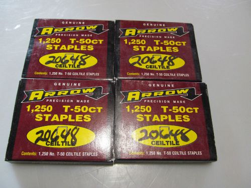 Arrow Ceiltile Staples t-50ct for Arrow t50 and t55 Staplers 5000 Count t 50 CT