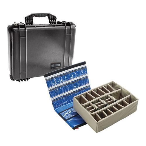 Pelican 1550 EMS Case with Organizer and Dividers (Black) #1550-005-110