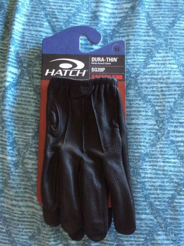 Hatch Dura-Thin Police Search Gloves SG20P Size M Safariland Black