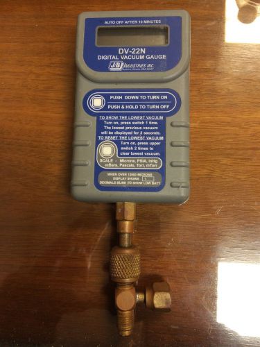 Digital vacuum gauge dv-22n no reserve for sale